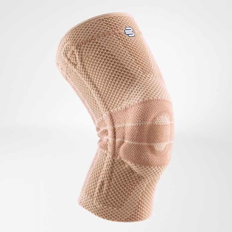Bauerfeind GenuTrain met Siliconenboord Kniebrace - 7C - Beige
