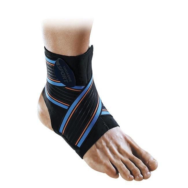 Thuasne Sport met Straps Enkelbandage - S - Universeel - Zwart
