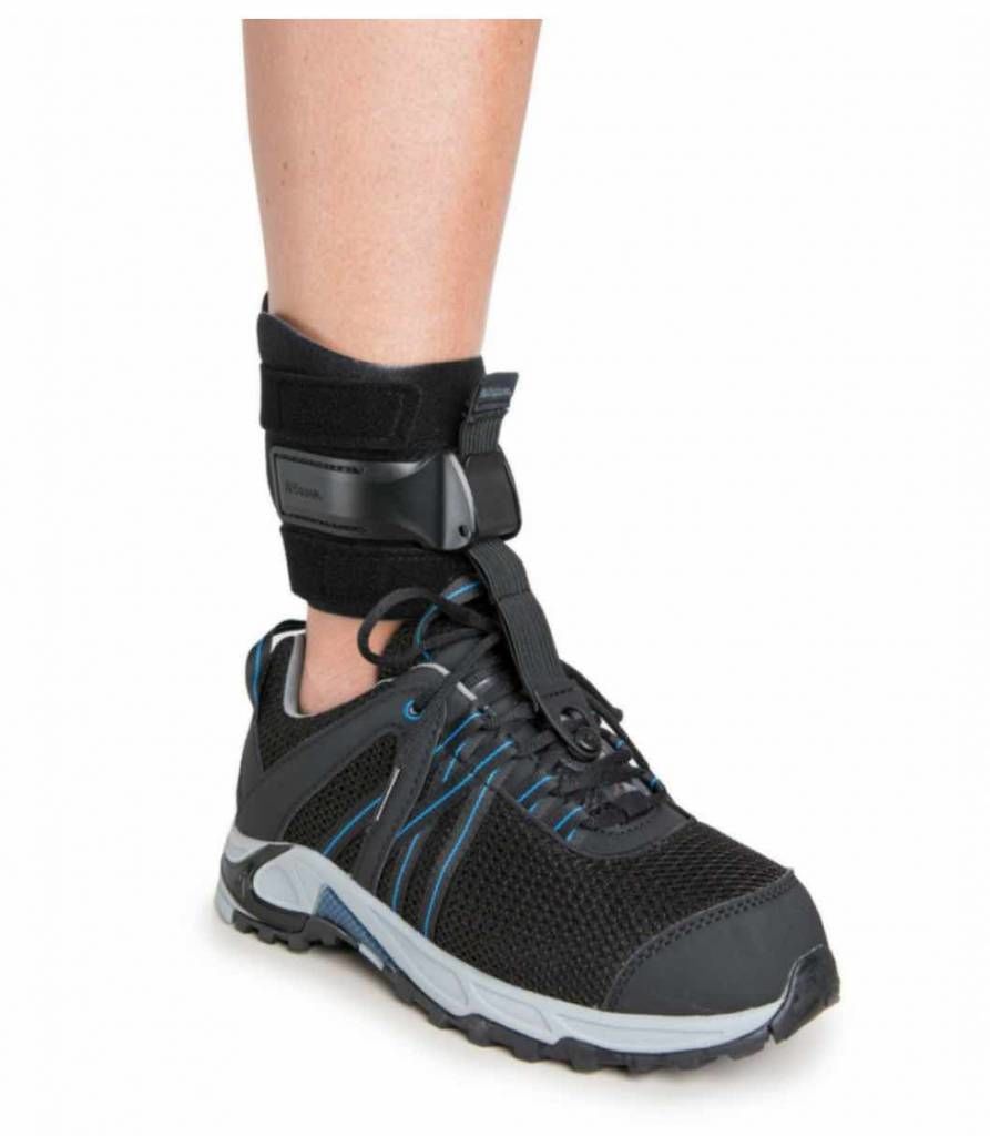 Össur Rebound Foot-Up Klapvoetbrace - S/M - Universeel - Zwart