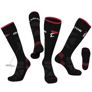 Gladiator Sports Sportcompressiekousen Zwart of Wit (Per paar)