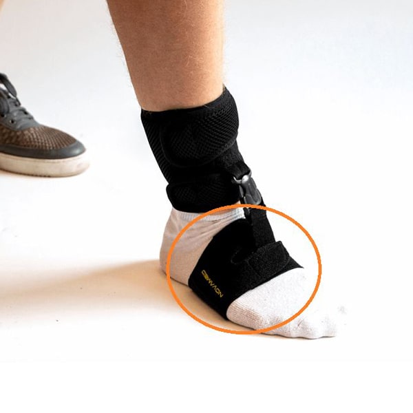 Novamed Klapvoet brace - Shoeless accessoire