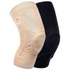 Medidu premium kniebrace met baleinen lichtgewicht in zwart en beige