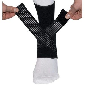 Medidu Premium Enkelbrace (in zwart en beige)