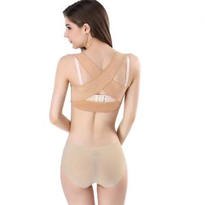 Dunimed houdingscorrector / rugrechthouder voor Dames (zwart en beige)