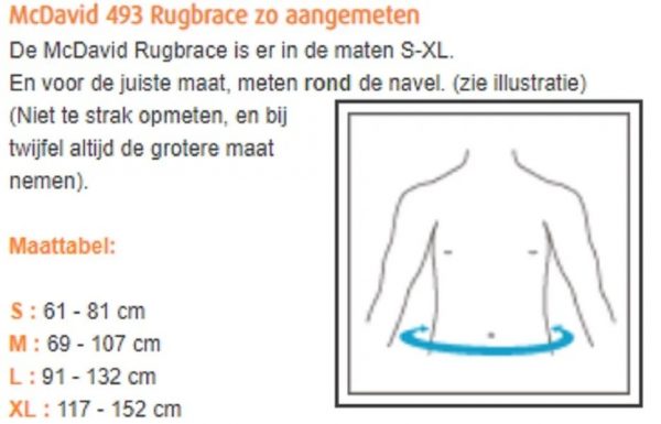 McDavid 493 Rugbrace