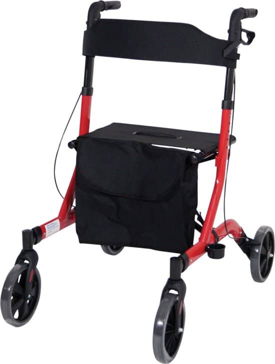 Aidapt rollator lichtgewicht - rood