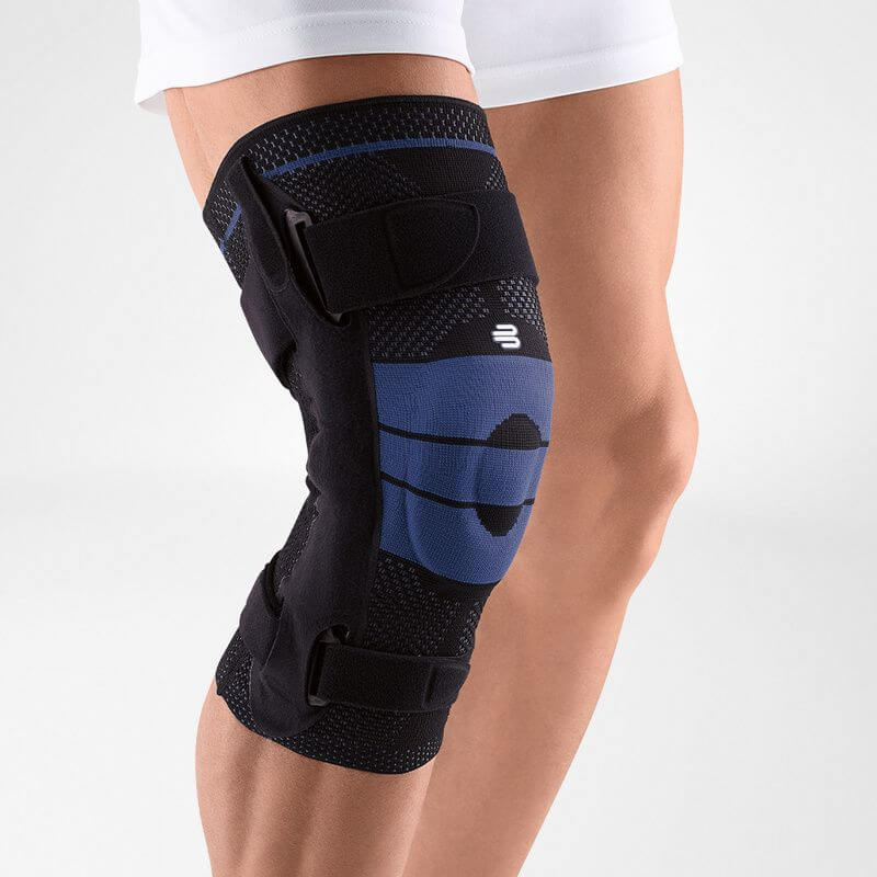 Bauerfeind GenuTrain S Kniebrace - 6 - Links - Zwart