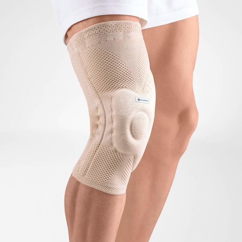 Bauerfeind GenuTrain A3 Artrose Kniebrace - 2 - Rechts - Beige