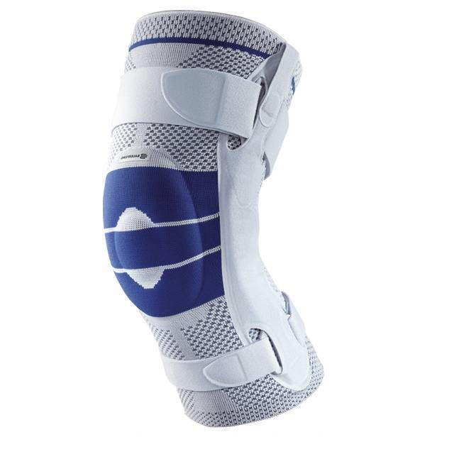 Bauerfeind GenuTrain S Kniebrace - 5 - Links - Grijs
