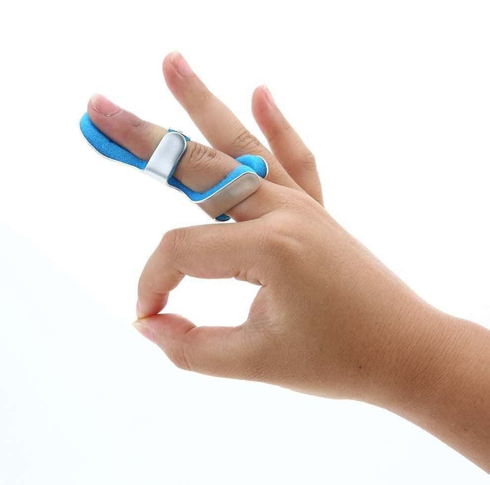 GO Medical Aluminium Frog Splint Vingerspalk - 2 - Universeel - Grijs